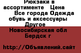 Рюкзаки в ассортименте › Цена ­ 3 500 - Все города Одежда, обувь и аксессуары » Другое   . Новосибирская обл.,Бердск г.